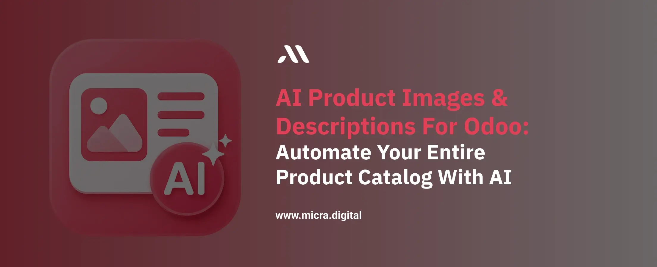 AI Product Images & Descriptions for Odoo: Automate Your Entire Product Catalog with AI